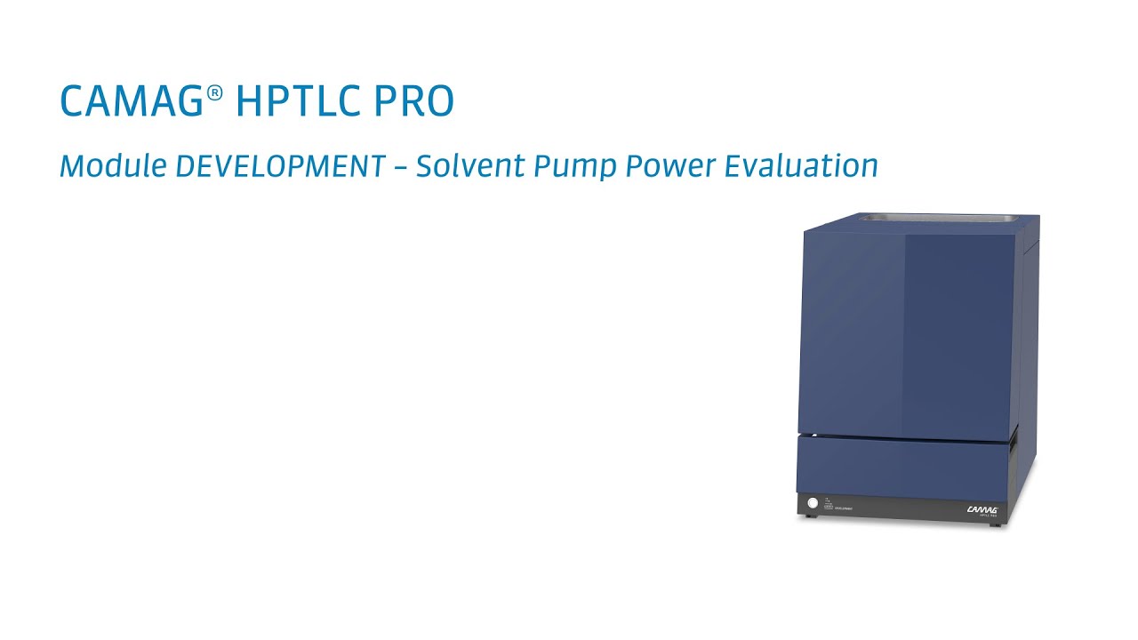 Pump Power Test – HPTLC PRO Module DEVELOPMENT video thumbnail