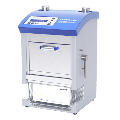 The Automatic Developing Chamber 2 is a fully automated system designed for the reproducible development of HPTLC plates.